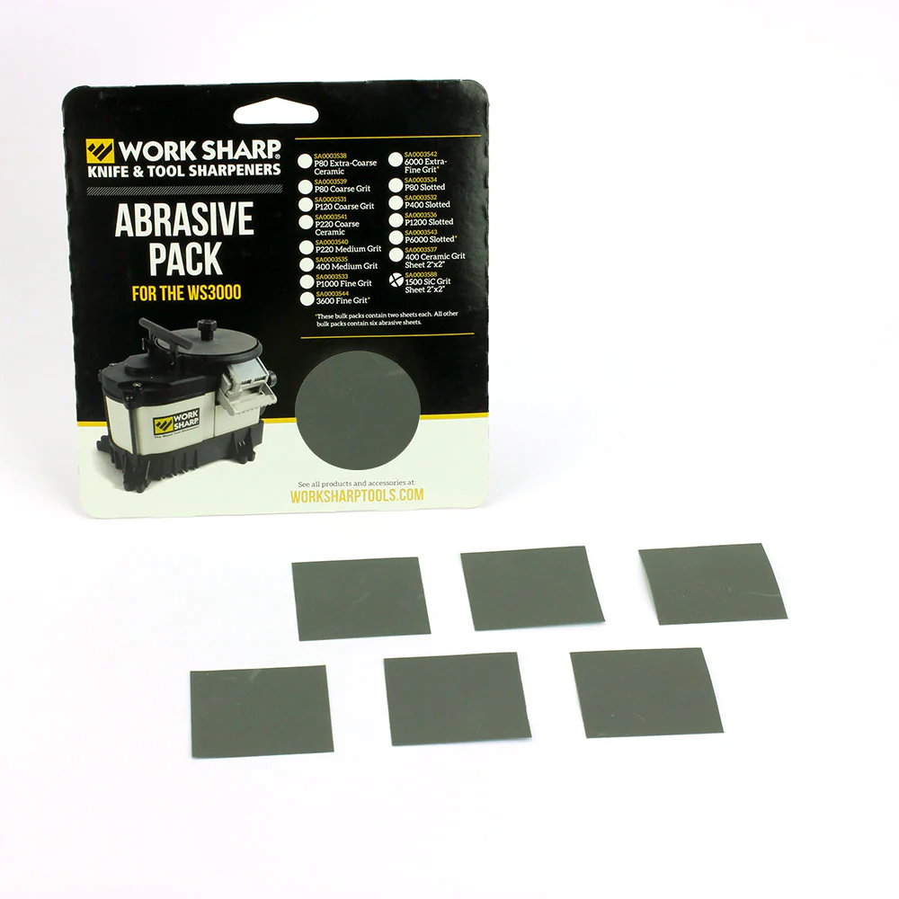 WS3000 1500 Grit Abrasive Sheet Bulk Pack