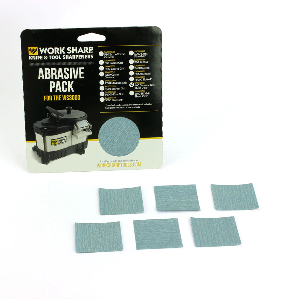 WS3000 400 Abrasive Sheet Bulk Pack