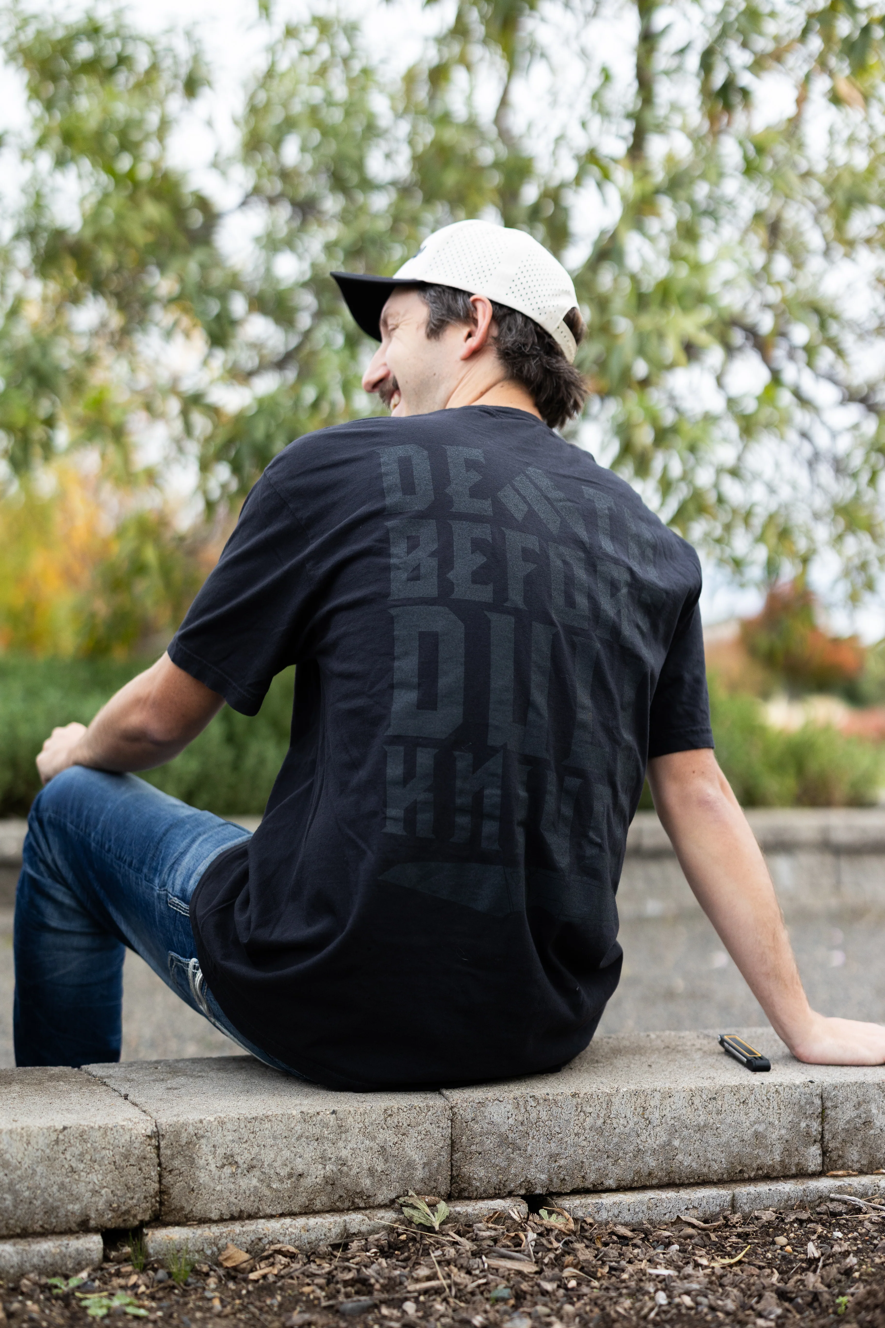 Death Before Dull Knives T-Shirt Blackout - Image 7