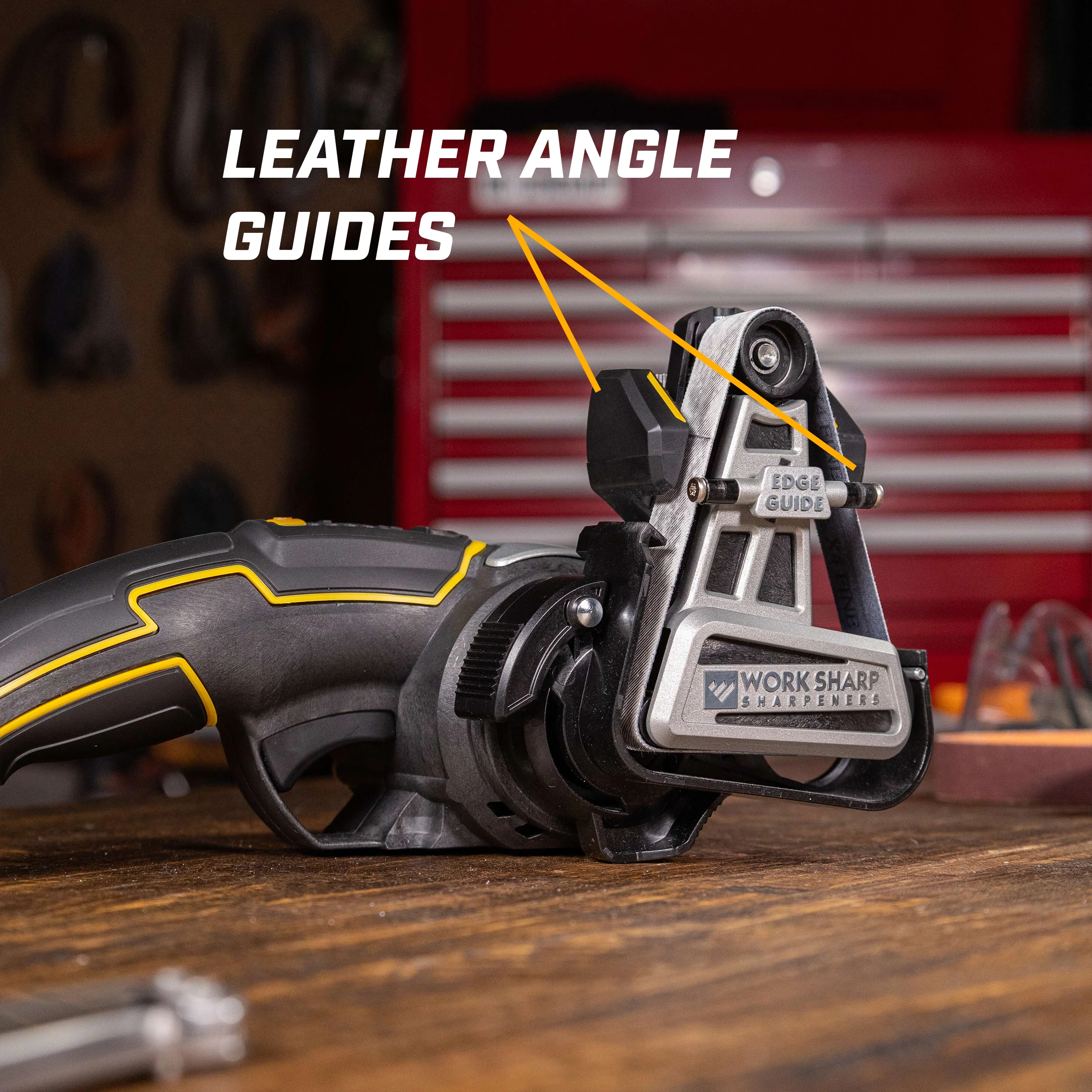 Ken Onion Edition Knife & Tool Sharpener Mk.2™ Leather Lined Guide Assemblies: Right & Left - Image 2