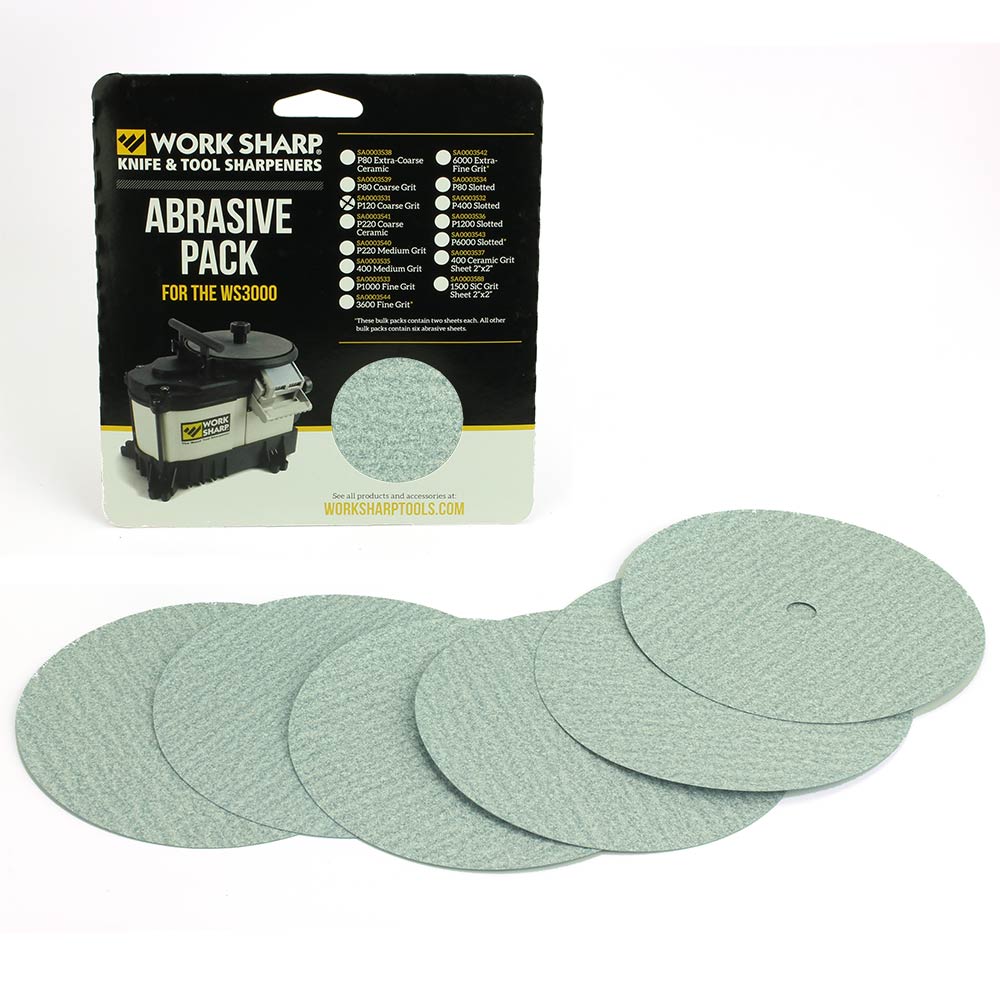 WS3000 - P120 Abrasive Disc 6 Pack