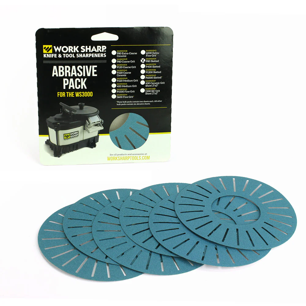 WS3000 P80 Edge-Vision Abrasive Disc Bulk Pack