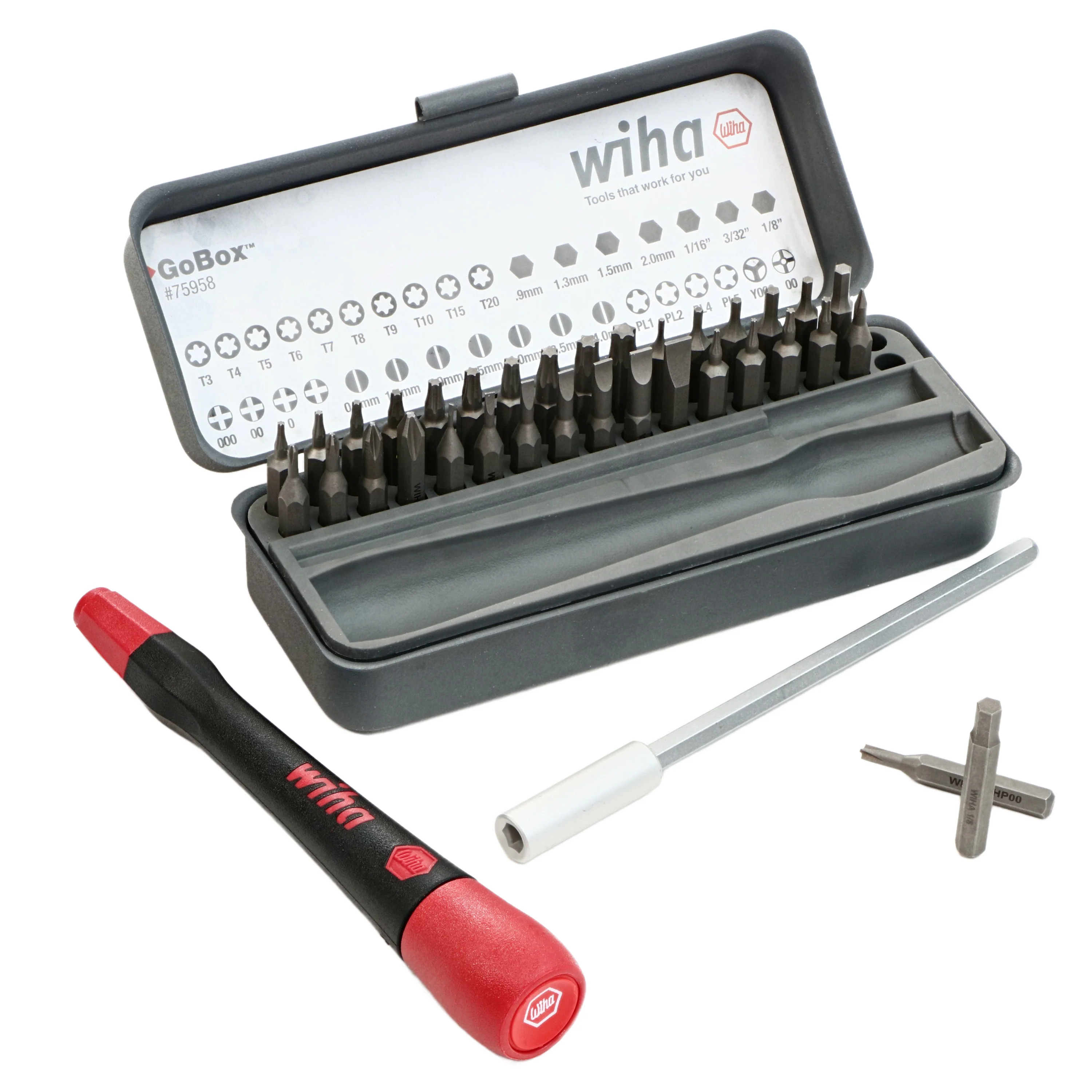 Wiha 36 Piece GoBox Precision Micro Bit Set - Image 4