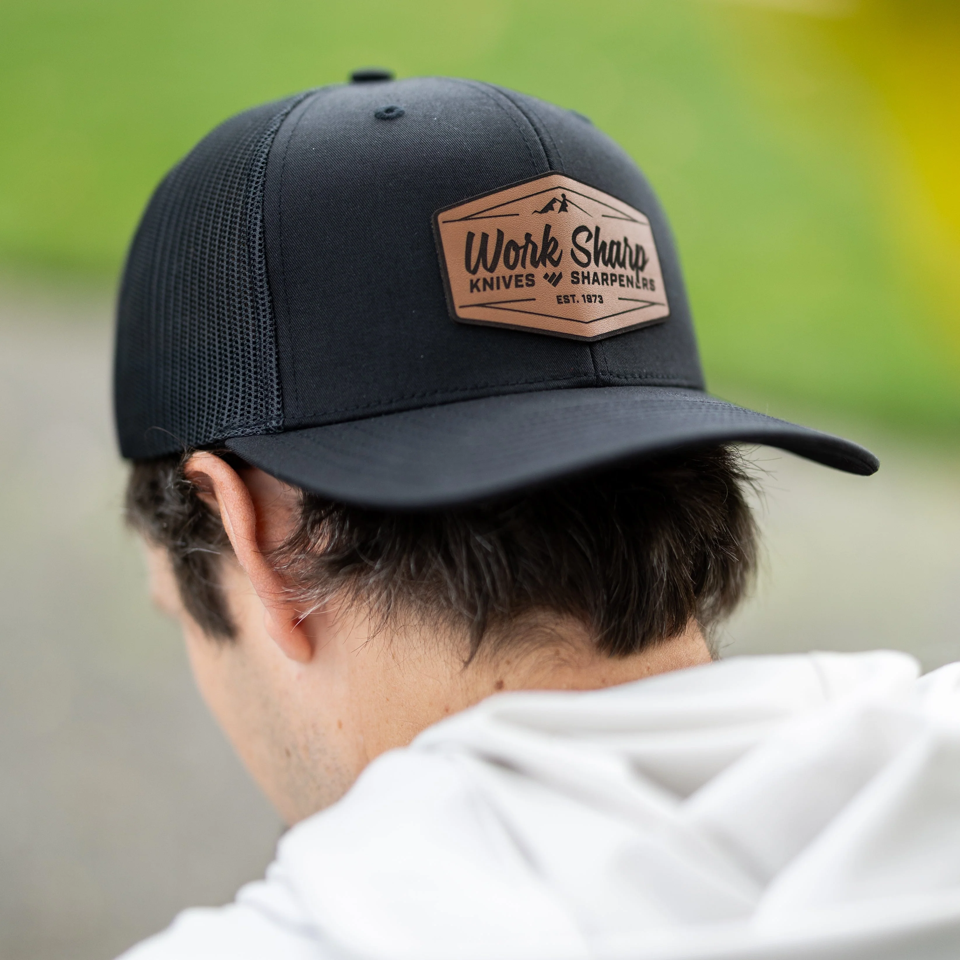 Work Sharp Mt. Ashland Trucker Hat with Leather Patch - Image 3