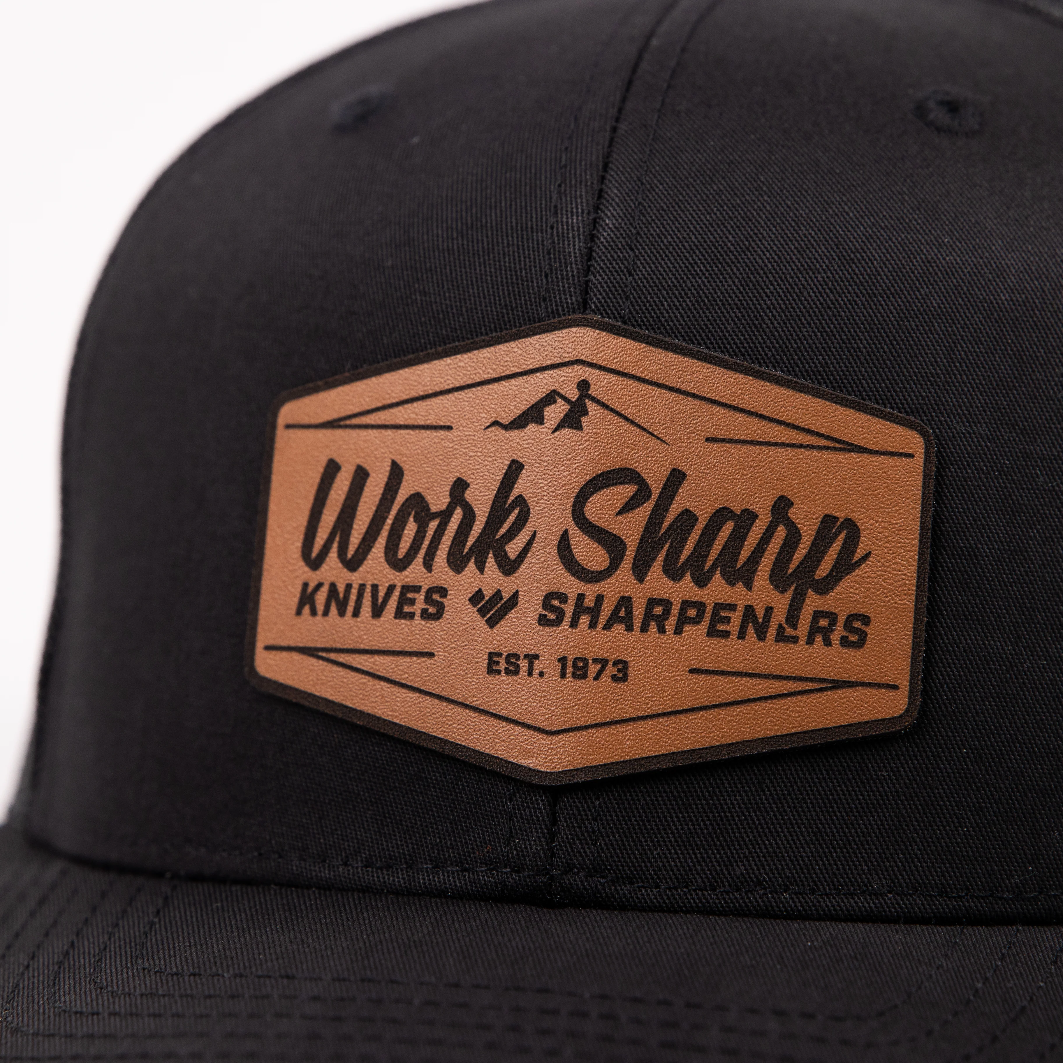 Work Sharp Mt. Ashland Trucker Hat with Leather Patch - Image 4