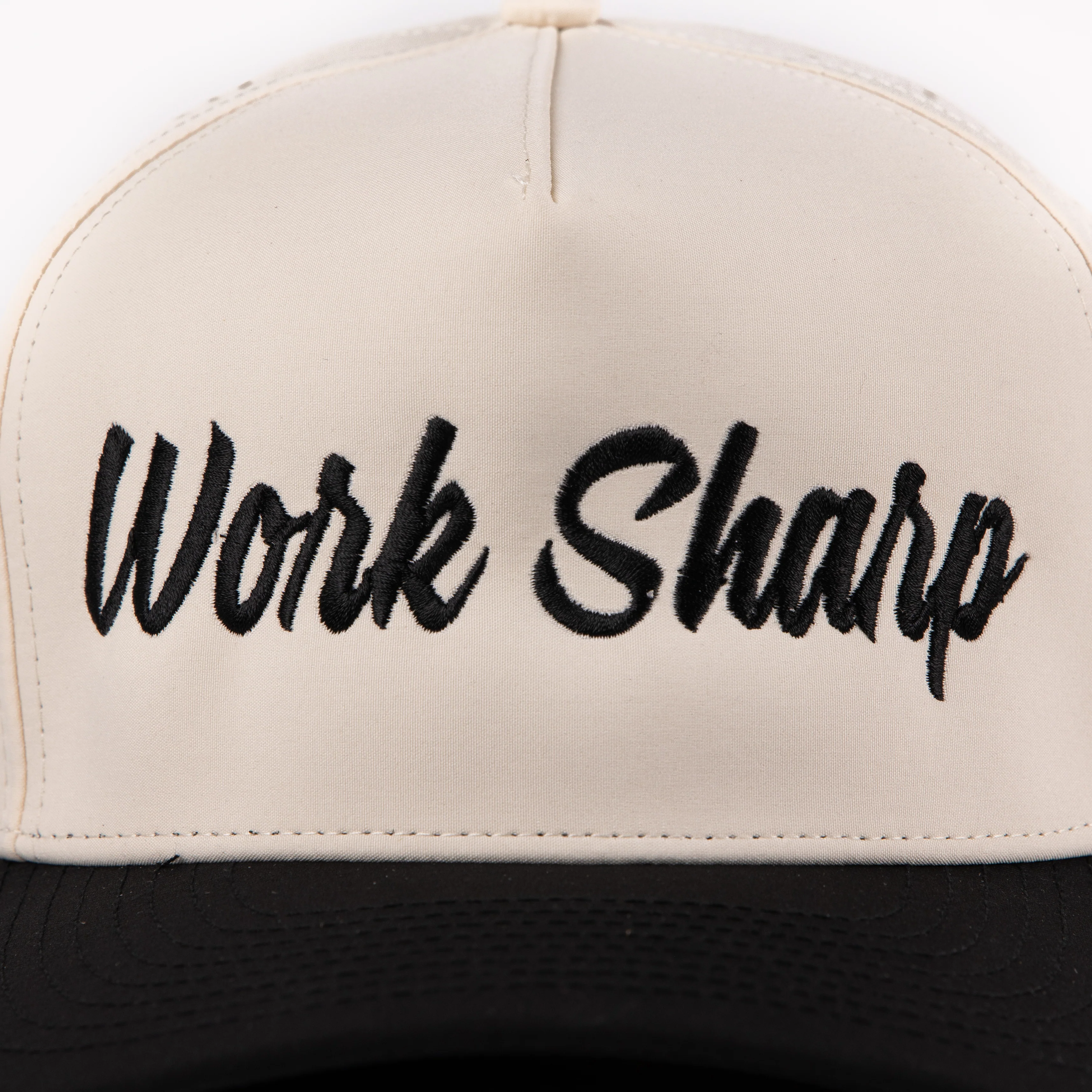Work Sharp Tan & Black Signet Hat - Image 3
